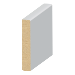 Reversible MDF Baseboard 3/8" x 2-1/4" x 16 feet
