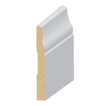 #711 MDF Baseboard 3/8" x 2-1/2"