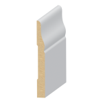 #711 MDF Baseboard 3/8" x 3-1/2" x 16 feet