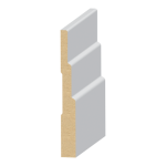 3 Step Base MDF Baseboard 1/2" x 4-1/8"
