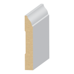 Coronado MDF Baseboard 1/2" x 3-1/4" Scant x 16 feet