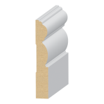 Mission Base MDF Baseboard 9/16" x 3-3/4" x 16 feet