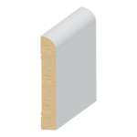 S/L MDF Baseboard 3/8" x 2-1/4" x 16 feet
