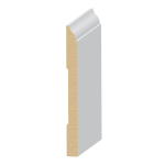 Coronado MDF Baseboard 1/2" x 5-1/4" Scant x 16 feet