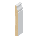 Vintage MDF Baseboard 9/16" x 6-1/8"