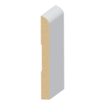 Bullnose MDF Baseboard 9/16" x 5-1/2"