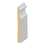 Classic Beaded MDF Baseboard 9/16" x 5-7/16" x 16 feet