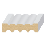 4-Flute & Reed MDF Casing 9/16" x 2-1/4"