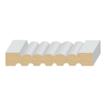 6-Flute & Reed MDF Casing 11/16" x 4-1/4"