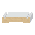 Contemporary MDF Casing 11/16" x 3-1/2"