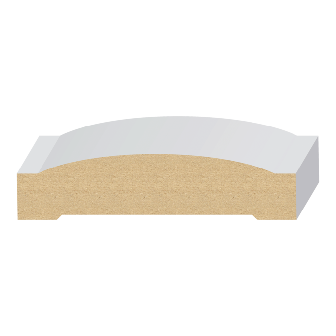 1519457262.png Lintel Mould MDF Casing 1" x 4-1/2" - Image 1