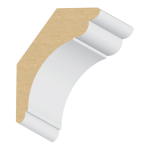 Cornice MDF Crown 1-3/16" x 4-1/4" x 16 feet