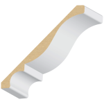 Colonial MDF Crown 9/16" x 6-1/2" x 16 feet