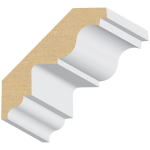 Dentil Ready MDF Crown 3/4" x 3-3/4" x 16 feet