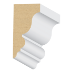 Classic Pediment MDF Crown 1-3/8" x 2-3/4" x 16 feet