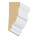 Pediment MDF Crown 1-3/16" x 3" x 16 feet