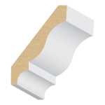 Colonial MDF Crown 5/8" x 3-5/8" x 16 feet