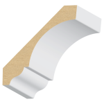 Ogee MDF Crown 3/4" x 4-9/16" x 16 feet