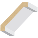 Craftsman MDF Crown 11/16" x 4-1/4" x 16 feet