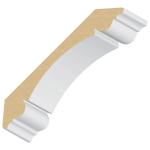 Double Bead Carolina MDF Crown 1" x 7-3/16" x 16 feet