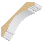 Del Mar MDF Crown 1" x 6-3/4" x 16 feet