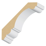 King George MDF Crown 1-1/4" x 7-1/4" x 16 feet