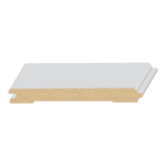 Flat T&G MDF Wainscot 3/8" x 3-1/2" x 16 feet