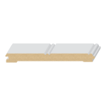 Beaded T&G MDF Wainscot 3/8" x 5-1/2" x 16 feet