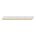 Beaded T&G MDF Wainscot 3/8" x 7" x 16 feet