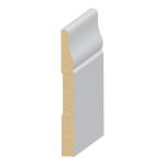 #711 MDF Baseboard 7/16" x 4-3/16" x 16 feet