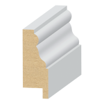 Panel Cap w/ 1/2" Rab`t MDF Wainscot 3/4" x 2" x 16 feet