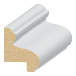 Raised Panel Cap  MDF Wainscot 1-1/16" x 1-5/16" x 16 feet