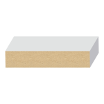 S4S (1x4) MDF  11/16" x 3-1/2" x 16 feet