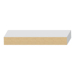 S4S (1x6) MDF  11/16" x 5-1/2" x 16 feet