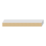 S4S (1x8) MDF  11/16" x 7-1/4" x 16 feet