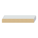 2 Eased Edge MDF Wall Cap  11/16" x 5-1/2" x 16 feet