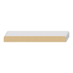 2 Eased Edge MDF Wall Cap  11/16" x 7-1/4" x 16 feet