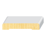 2 Round Edge FJ Pine Casing 9/16" x 3-1/4"