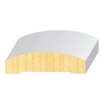 Oval FJ Pine Casing 9/16" x 2-1/4"