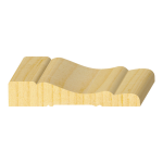 Raw Moulded FJ Pine Casing 5/8" x 3-1/4"