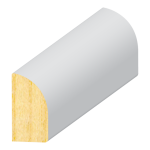 Base Shoe FJ Pine 3/8" x 3/4"