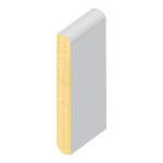 Reversible FJP Baseboard 3/8" x 3-1/4"