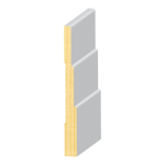 3 Step FJ Pine Baseboard 1/2" x 5-1/4"