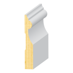 Classic Beaded FJ Pine Baseboard 9/16" x 3-7/16"