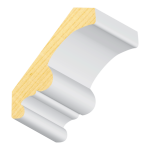 Single Bead FJ Pine Crown 11/16" x 3-1/4"