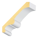 Single Bead FJ Pine Crown 7/8" x 6-9/16"