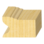 Raw #180 Eastern Brick w/ Stucco Key FJ Pine Exterior Molds  1-1/4" x 2"