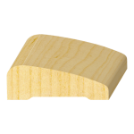 Raw Clamshell FJ Pine Casing 11/16" x 2"
