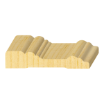 Raw Belmont/Crescent FJ Pine Casing 11/16" x 3-1/4"