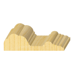 Raw Crescent FJ Pine Casing 1" x 3-1/2"